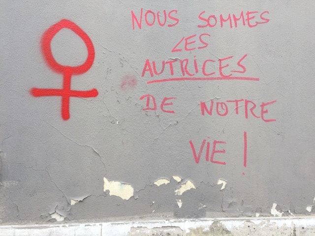 Graff "Nous sommes les autrices de notre vie"