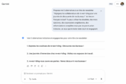 Conversation avec l'IA gemini sur des reformulations inclusives (exemple dans l'article)